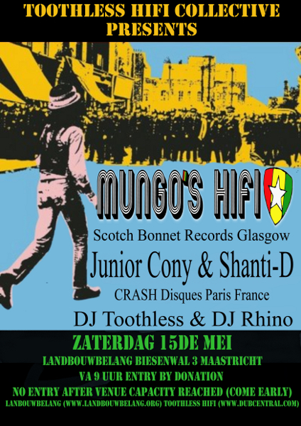 Mad Dub May(hem) Party Landbouwbelang Maastricht 15th May